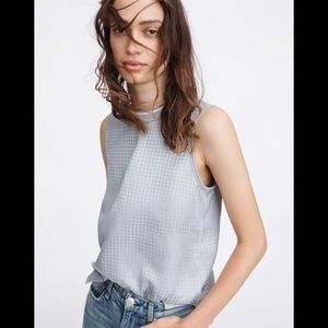 Rag & Bone Ali Houndsooth Tank Top